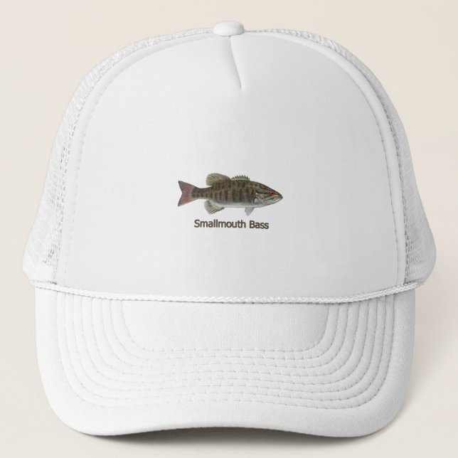 Casquette Art de basse de Smallmouth (intitulé) (Devant)
