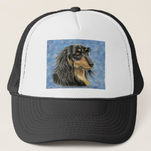 Casquette Art de chien - art aux cheveux longs Marcus de