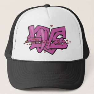Casquette Art de graffiti d'amour