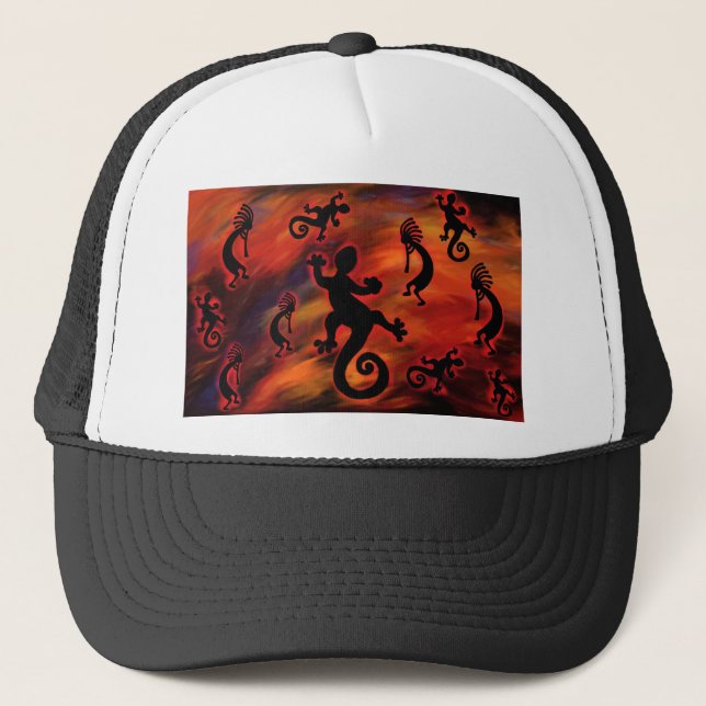 Casquette Art de Kokopelli (Devant)