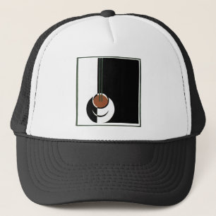 Casquette Art Déco vintage, Tasse de café avec vapeur