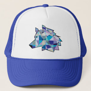 Casquette Art graphique original Wolf Head Profil du visag