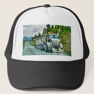 Casquette Art gris argenté de photo de camion de camion de