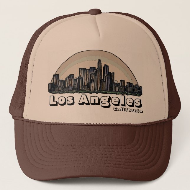 Casquette artistique d'horizon de Los Angeles la (Devant)