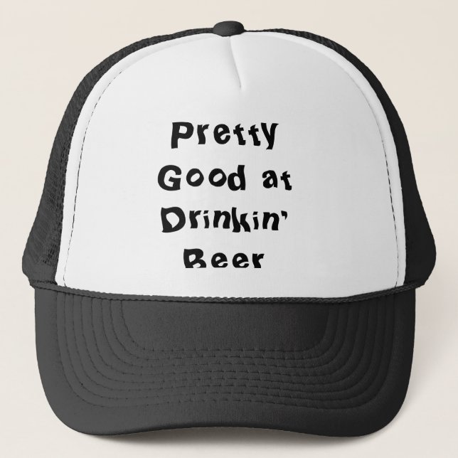Casquette Assez bon à la bière de Drinkin (Devant)