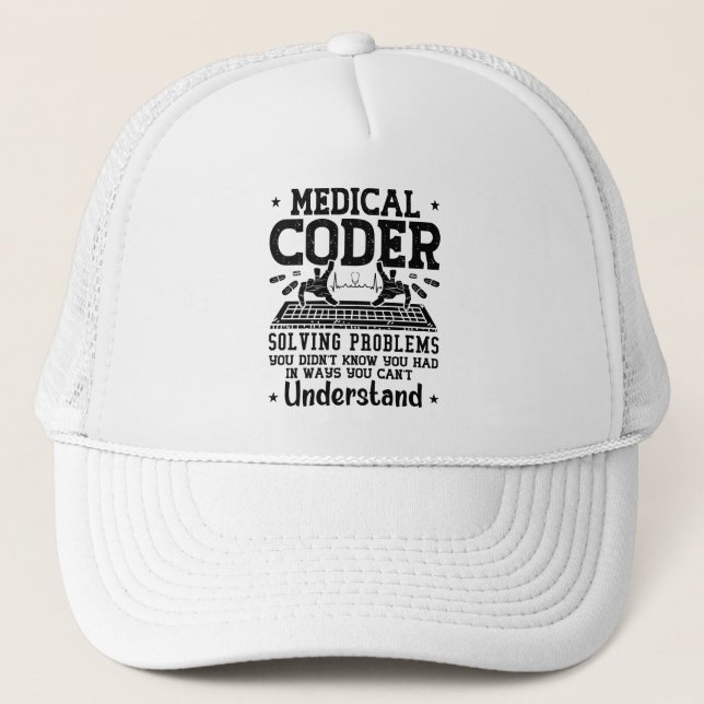 Casquette Assistant Codage des problèmes de résolution de co (Devant)