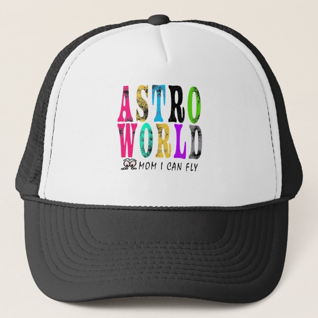 Casquette astro world maman je peux voler (Devant)