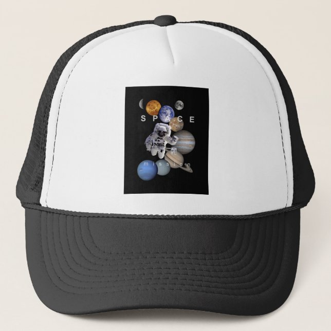 Casquette astronef mission solar system planar (Devant)