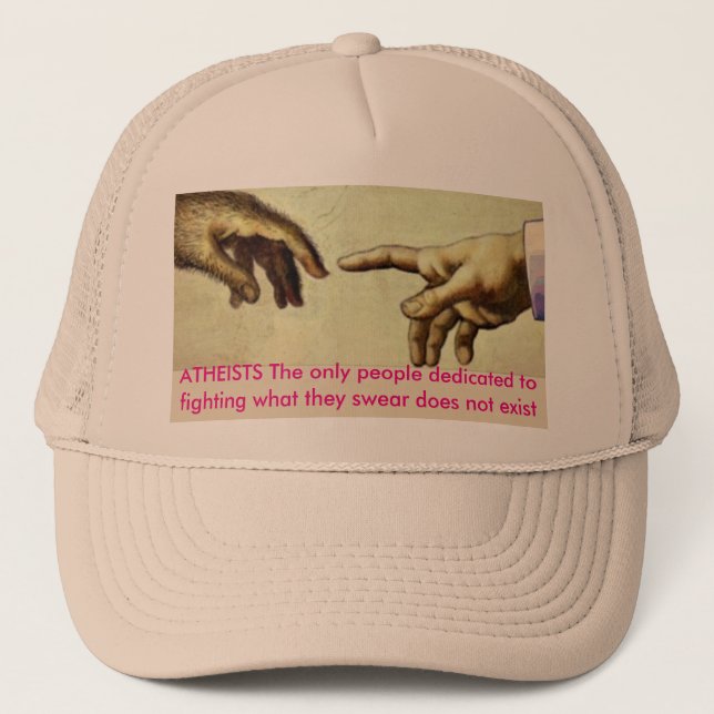 CASQUETTE ATHÉISTE (Devant)