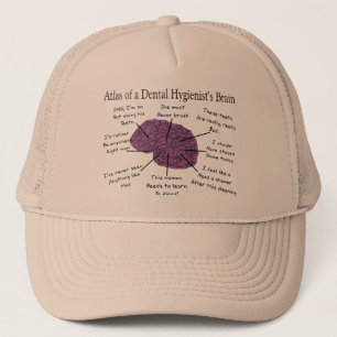 Casquette Atlas du cerveau d'un hygiéniste dentaire