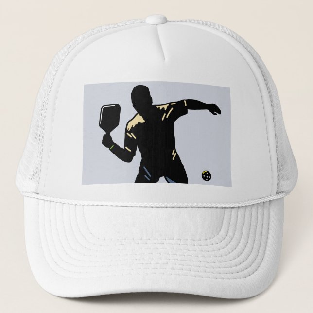 CASQUETTE ATTAQUE DE SILHOUETTE DE PICKLEBALL (Devant)