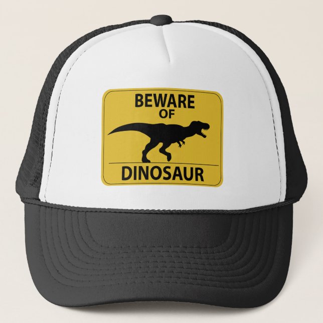 Casquette Attention aux dinosaures (Devant)