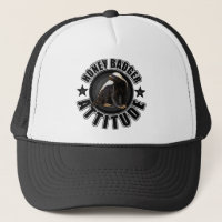 ATTITUDE de blaireau de miel - conception ronde