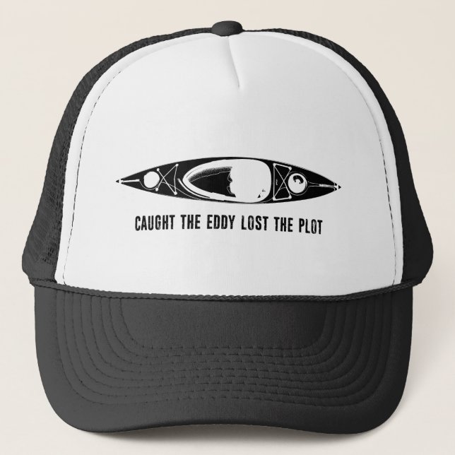 Casquette Attrapé Le Tourbillon Perdu La Carte Kayak (Devant)