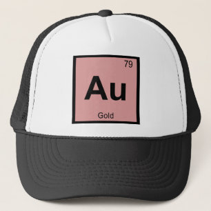 Casquette Au - Chimie Symbole du tableau périodique de l'or