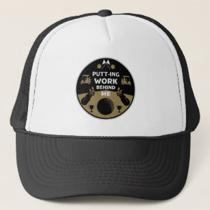 Casquette Au-Dessus De La Colline Golfeur D'Anniversaire