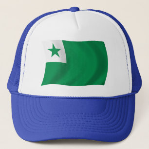 Casquette au drapeau de l'espéranto