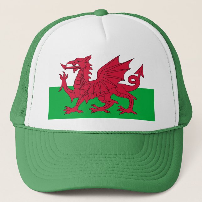 Casquette au drapeau du Pays de Galles (Devant)