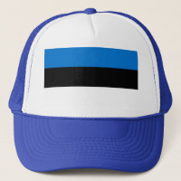 Casquette au drapeau estonien