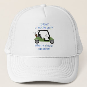 Casquette Au golf ou pas