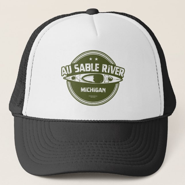 Casquette Au Sable River Michigan Kayak (Devant)