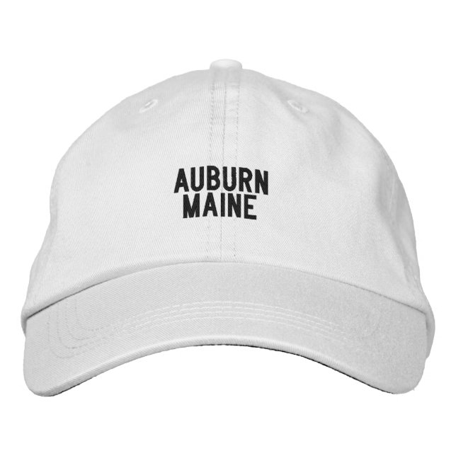 Casquette Auburn Maine (Devant)
