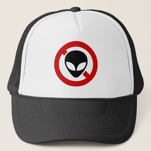 CASQUETTE AUCUN ALIEN (Devant)