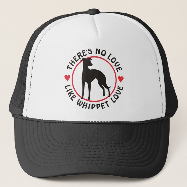 Casquette Aucun amour n'aiment l'amour de whippet (Devant)