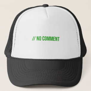 Casquette Aucun commentaire - Programmeurs