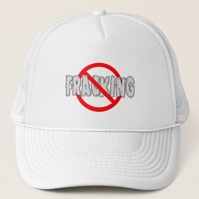 Casquette AUCUN FRACKING ! Extrémité Fracking (Devant)