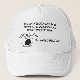 Casquette Aucun Hablo Ingles
