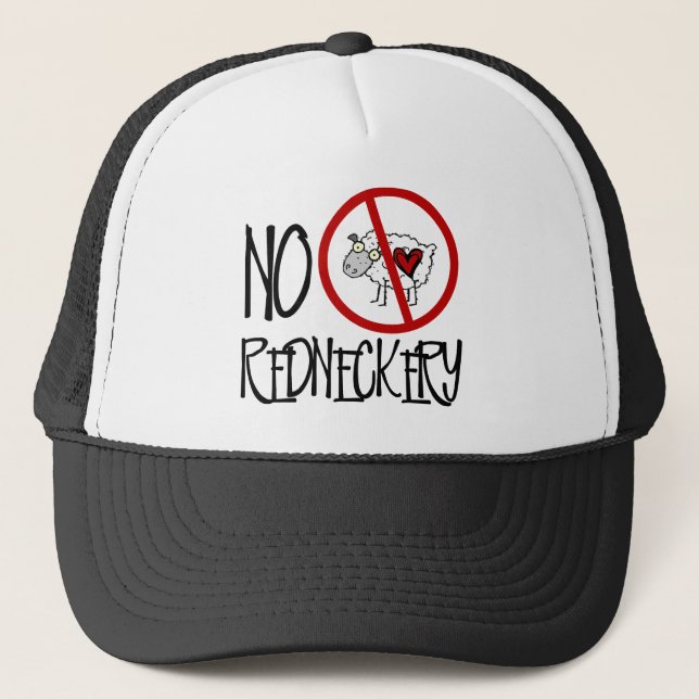 Casquette Aucun Redneckery ! Moutons drôles de plouc (Devant)