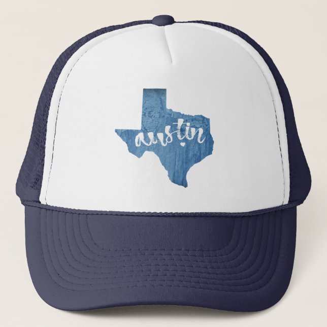Casquette Austin, Texas Wood Grain (Devant)