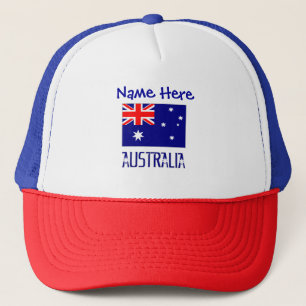 Casquette Australie Drapeau Australien Bleu Personnalisé