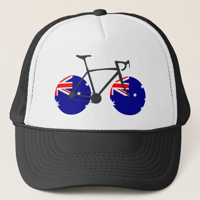 Casquette Australie Drapeau cycliste (Devant)