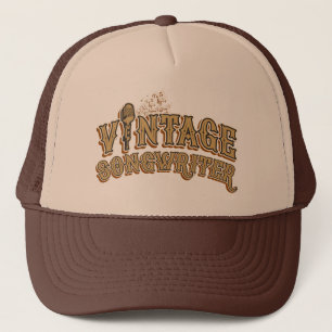 Casquette Auteur de chansons amusante Lyriciste Typographie 