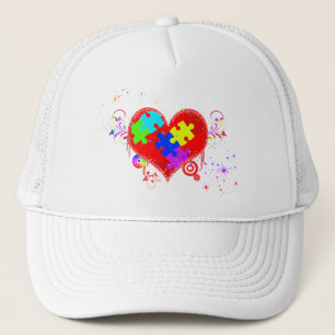 Casquette Autisme Coeur brillant