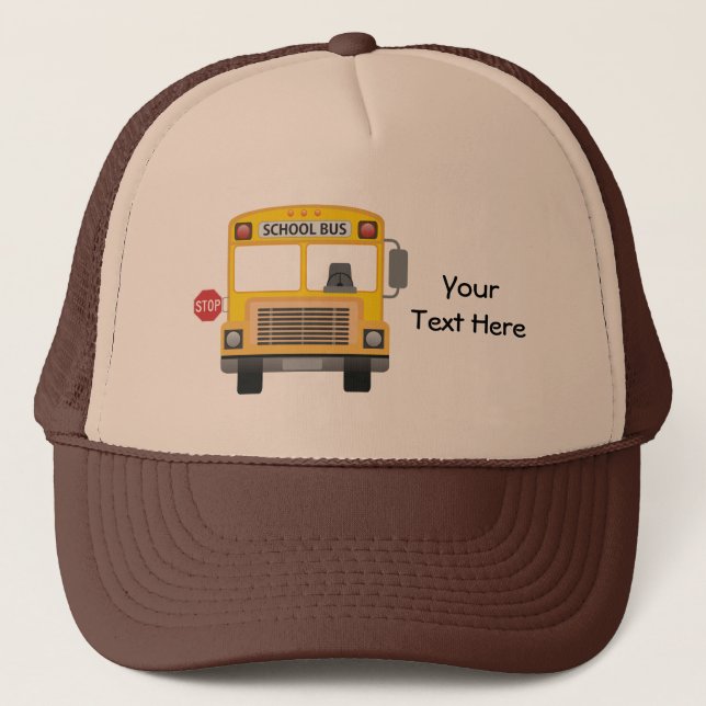 Casquette Autobus scolaire personnalisable (Devant)