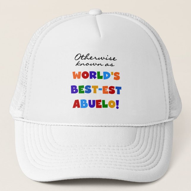 Casquette Autrement connu comme le meilleur cadeau d'Abuelo (Devant)
