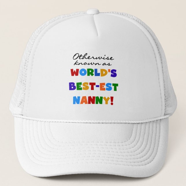 Casquette Autrement connu comme le meilleur cadeau de nounou (Devant)
