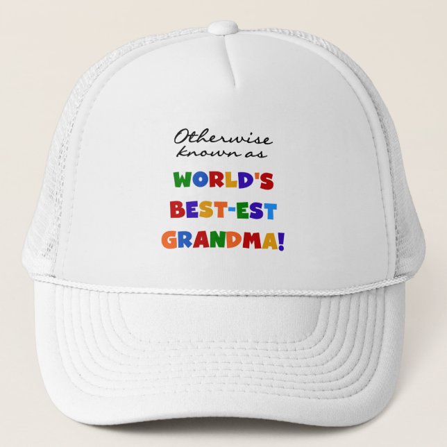 Casquette Autrement connu en tant que cadeaux de la grand-ma (Devant)