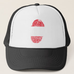 Casquette Autriche Drapeau Empreinte Pays Fierté Identité