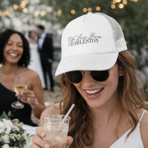 Casquette Avec amour de la boutique de mariage Custom City