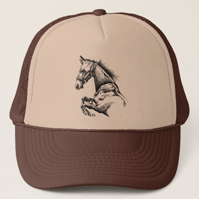 casquette avec cheval (Devant)