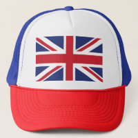 Casquette avec drapeau anglais