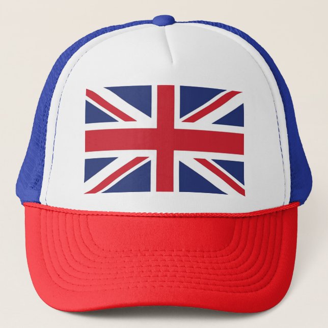 Casquette avec drapeau anglais (Devant)