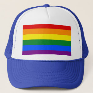 Casquette avec drapeau arc-en-ciel LGBT