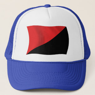 Casquette avec drapeau de l'anarcho-syndicalisme