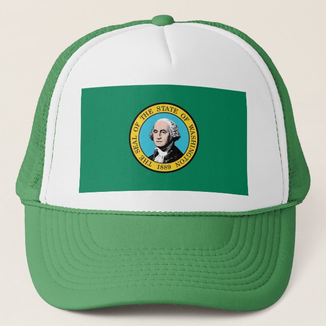 Casquette avec Drapeau de l'État de Washington - É (Devant)