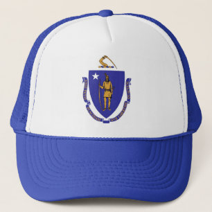Casquette avec drapeau de l'Etat du Massachusetts 